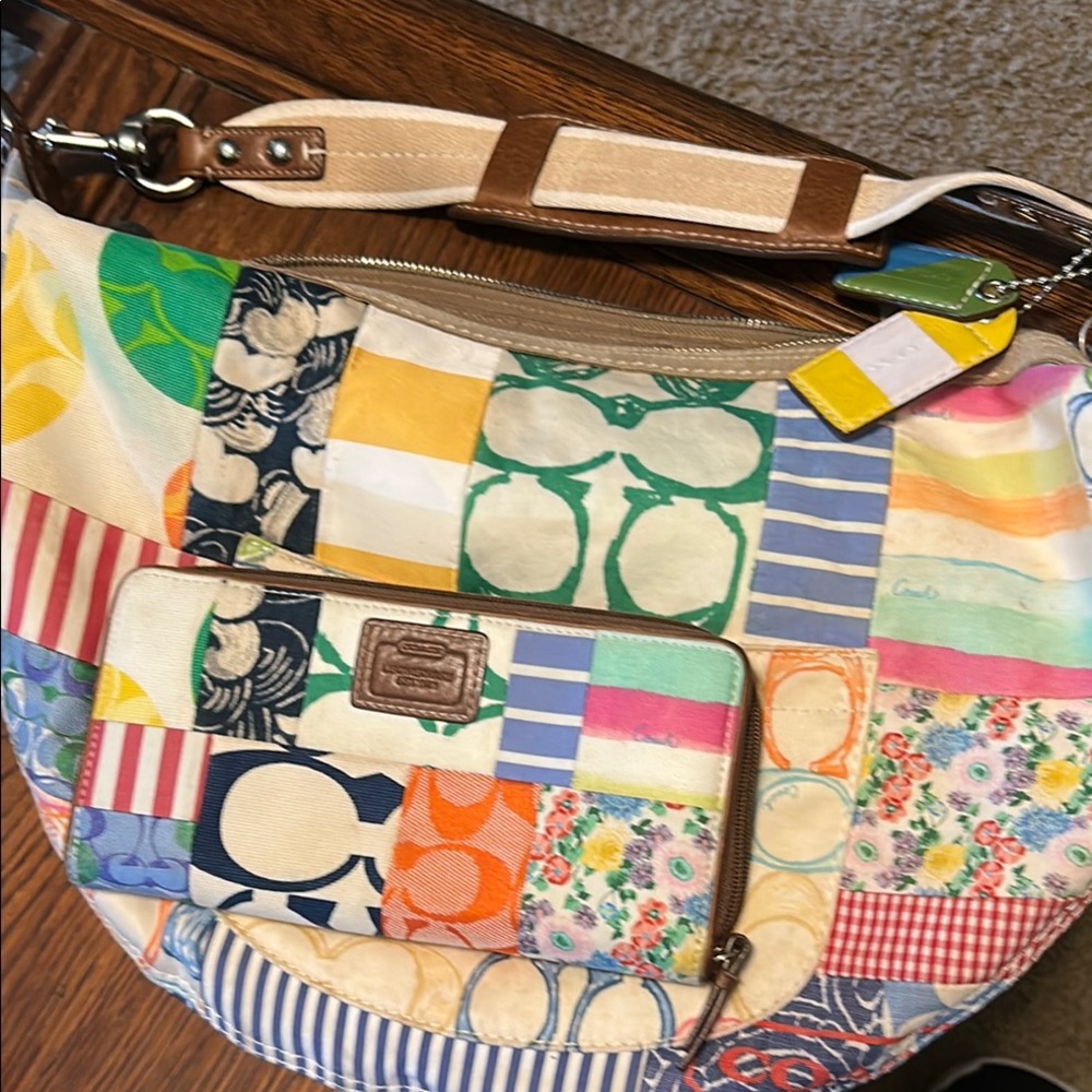 Coach Multicolor Patchwork Shoulder Bag - Picture 15 of 16
